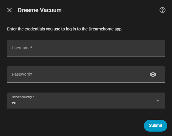 Dreamehome Configuration