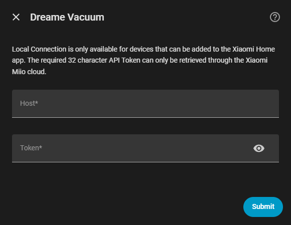 Local Connection Configuration
