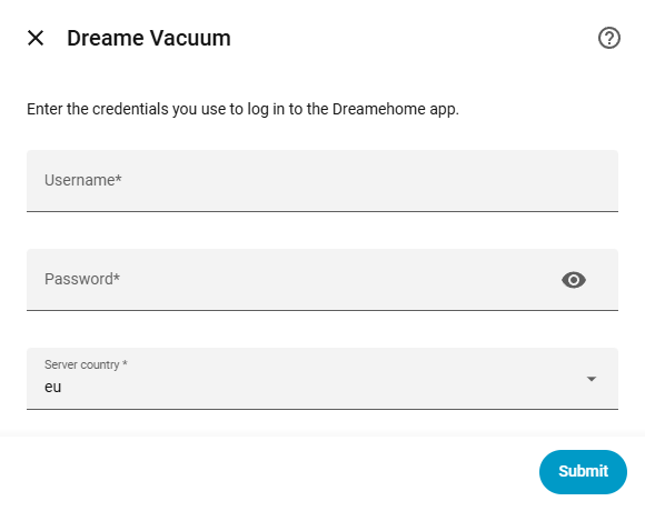 Dreamehome Configuration