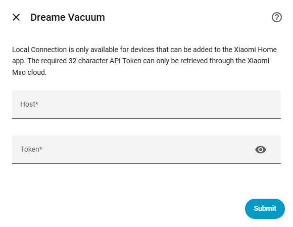Local Connection Configuration