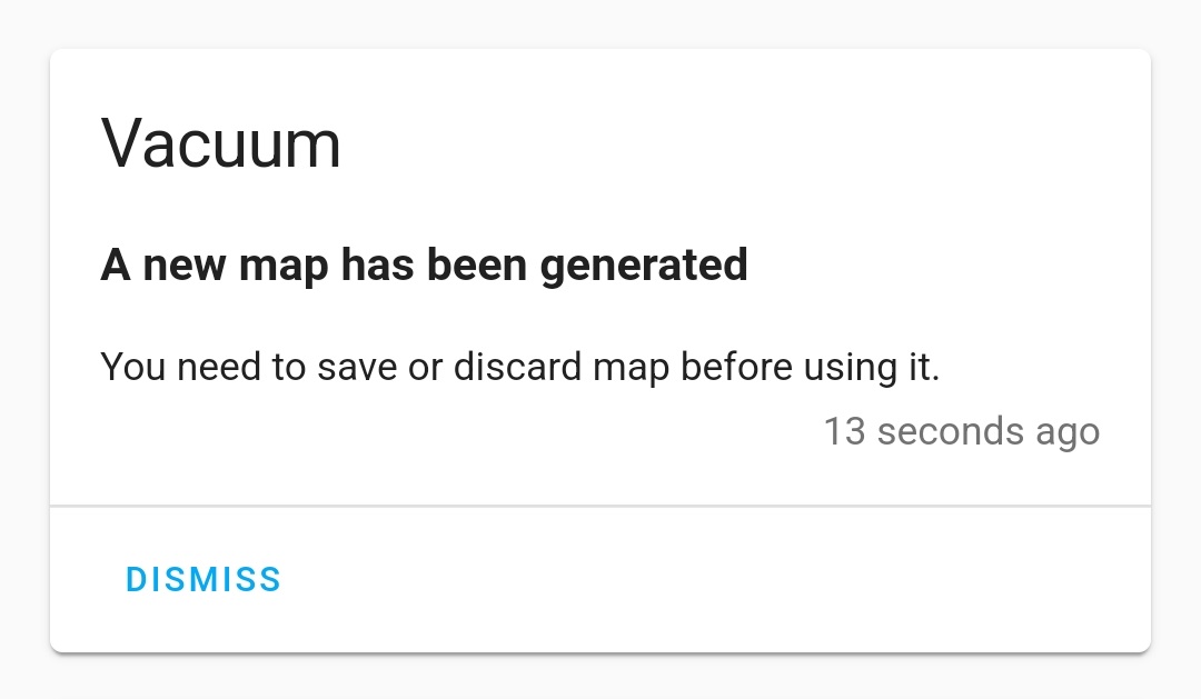 Temporary map notification