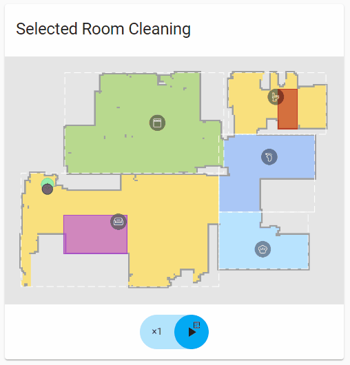 Room cleaning rendering